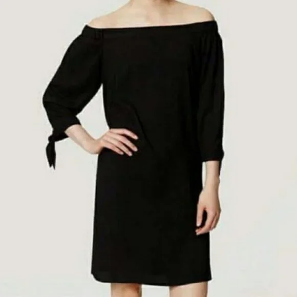 ann taylor off shoulder dress Twisted Off-The-Shoulder Sweater